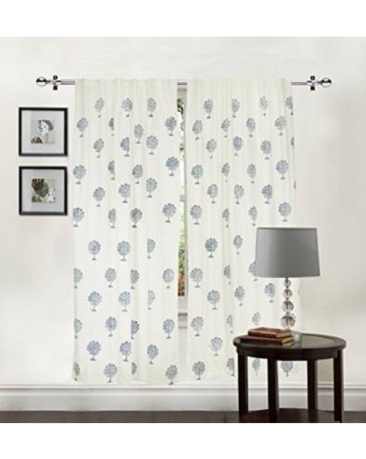 Blue Tree Door Curtain Pack Blue Tree Door Curtain Pack