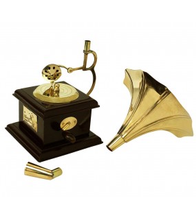Brass Gramophone Showpiece