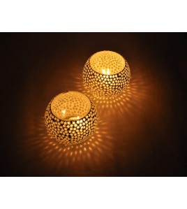 Glass Tealight Candle Holders Pack