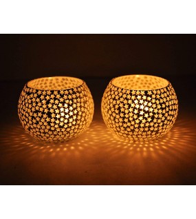 Glass Tealight Candle Holders Pack