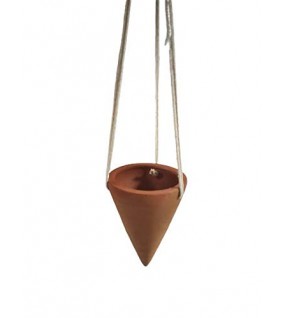 Hanging Cone Planter With Rope
