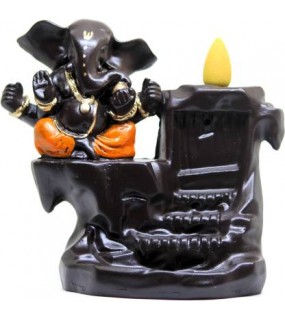 Lord Ganesha With Incense Cones