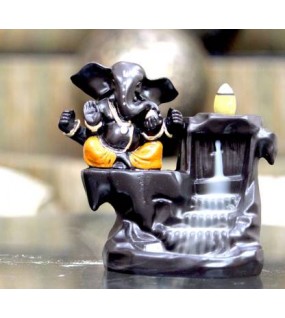 Lord Ganesha With Incense Cones