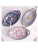 Oval Ceramic Plate Oval Ceramic Plate