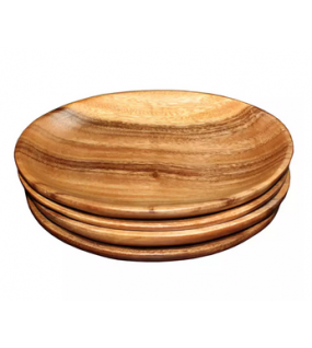 Oval Wooden Plate