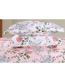 Pink Bedsheet with Pillow Covers Pink Bedsheet with Pillow Covers