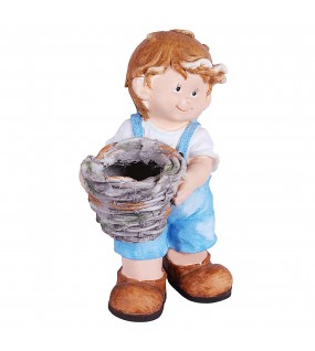Plastic Boy With Pot
