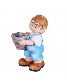 Plastic Boy With Pot Plastic Boy With Pot