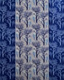Polyester Window Curtain Pack Blue