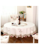 Rose Round Tablecloth Rose Round Tablecloth