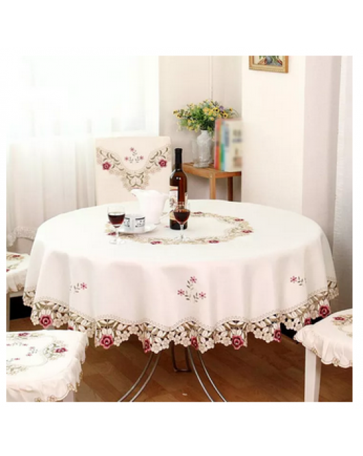 Rose Round Tablecloth Rose Round Tablecloth