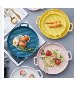 Round Ceramic Serving Plate