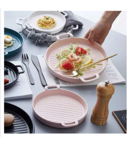 Round Ceramic Serving Plate