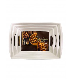 Tray Set With Rectangular Shape