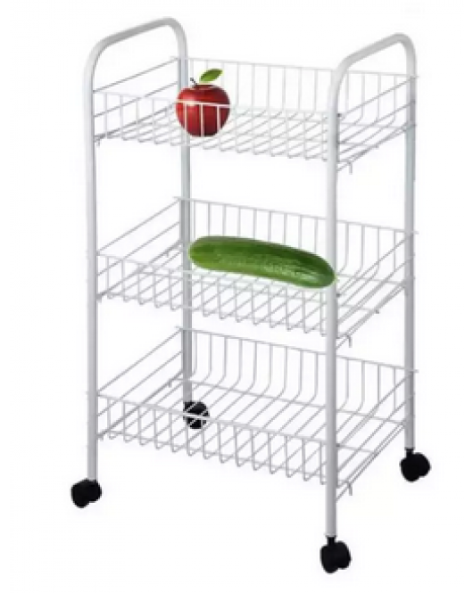White Storage Cart White Storage Cart
