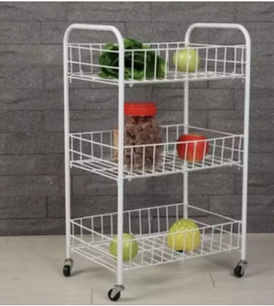 White Storage Cart