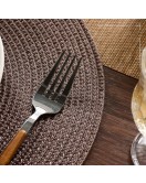 Brown Wipeable Table Mat Brown Wipeable Table Mat