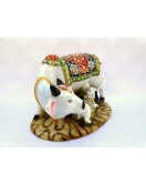 Cow And Calf Handcrafted Showpiece Cow And Calf Handcrafted Showpiece