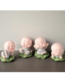 Cute Meditating Monk Statues Showpiece Cute Meditating Monk Statues Showpiece