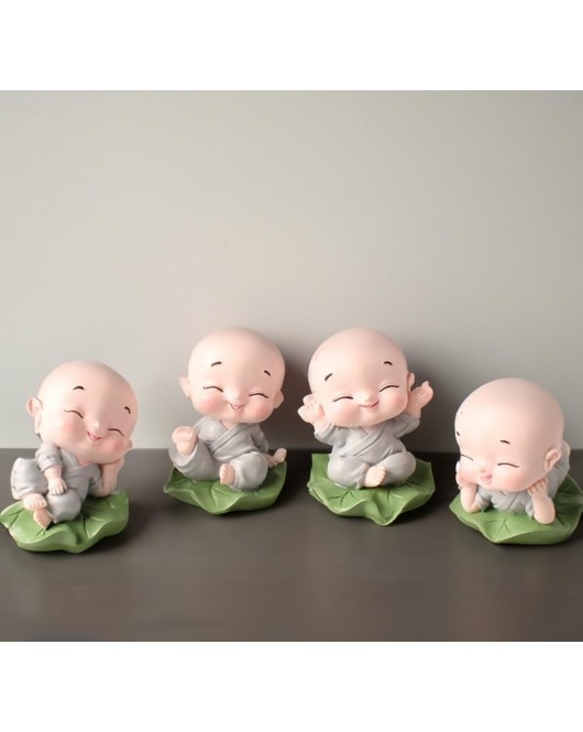 Cute Meditating Monk Statues Showpiece Cute Meditating Monk Statues Showpiece
