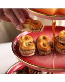 Multi Color Pastry Serving Tray Multi Color Pastry Serving Tray