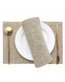 Natural Linen Jute Tablemats Natural Linen Jute Tablemats