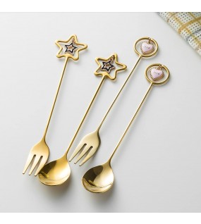 Pendant Decoration Dessert Spoon Fork